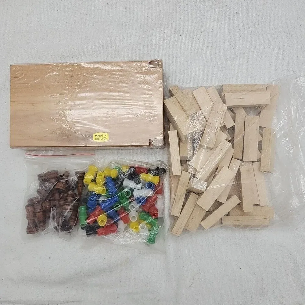 Game REGAL 12 SET Solid Wood Board & Pieces Chess Checkers Backgammon Mill NEW